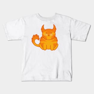 Pumkitten Pumpkin Cat :: Canines and Felines Kids T-Shirt